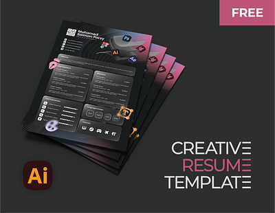 Free Creative Resume Template creative cv cv template design designer resume resume resume template