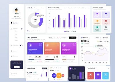 Infographic Dashboard UI Design dashboard dashboard design dashboard ui design illustration ui uidesign ux webdesign