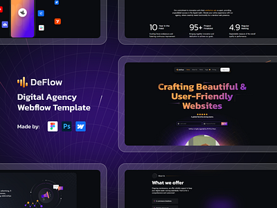 Creative Digital Agency Webflow Website Template advertising firms best website branding business community corporate b2b business design digital agencies digital marketing investment advising logo modern template premium template template ui ux web agency webflow webflow template website