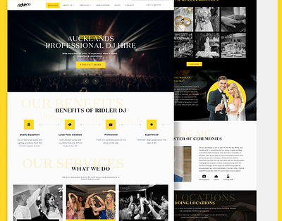 Ridler Event Management System event management graphic design ui web design web ui website