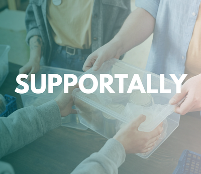Supportally design study donation empathy help support ui uiux ux web design