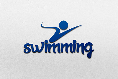 Swimming Logo Design | Logo Designer branding design graphic design graphic designing illustration logo logo creator logo desiggn logo maker swimming logo design vector