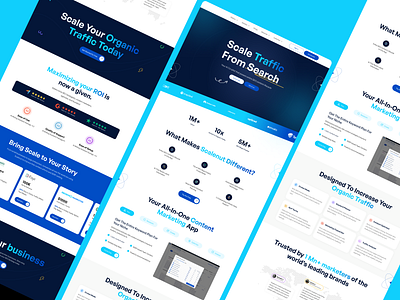 SaaS Landing Page design landing page saas saas landing page ui ui design ux ux design web design