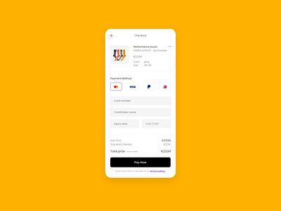 Credit Card Checkout - Daily UI Challenge - #002 card checkout credit ui