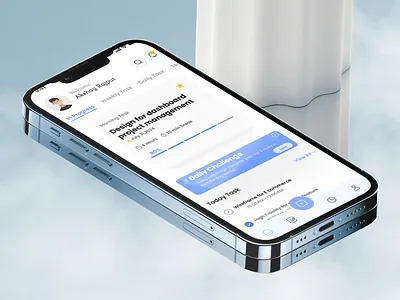 Task Management App app appdesign design figmadesign iphone mockup mockup notes notes app task management template ui ux
