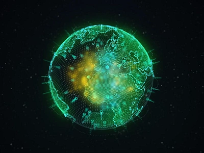 3D Globe Hero Animation 3d ae aftereffects ai animation branding c4d design digital futuristic globe gree illustration motion render technology ui visuals vividmotion web3