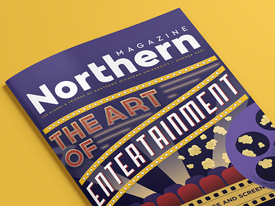 THE ART OF ENTERTAINMENT graphic design illustration lettering theater vector