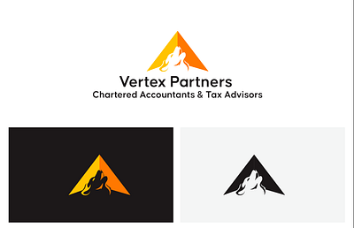 Vertex Partners Logo Designing branding design logo