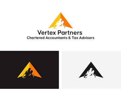 Vertex Partners Logo Designing branding design logo