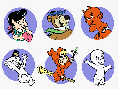 Cartoon Brush Study bear brushed cartoon comic devil ghost pop spooky witch