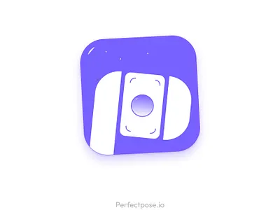 Logo for perfect pose AI branding design graphic design illustration logo minimal typography vector