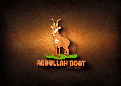 Abdullah Goat & Cattle Farm Logo Design | Logo Designer branding company logo design corporate logo design design goat logo design graphic design graphic designer graphic designing illustration logo logo creator logo designer logo maker