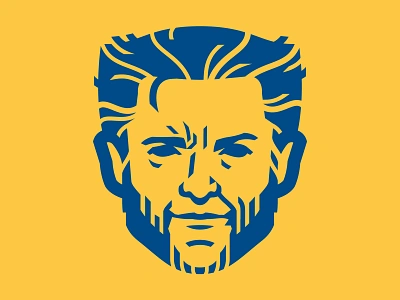 Wolverine /// Hugh Jackman bub deadpool hugh jackman illustration logan logo marvel mcu mutant portrait snikt vector wolverine xmen