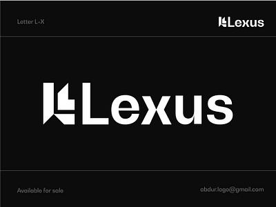 Lexus Logo Design/ L+X Logo Design ai logo animation branding creative logo design graphic design graphic design graphic design illustration letter l logo logo design logos minimal logo minimalist logo modern logo motion graphics new logo ui