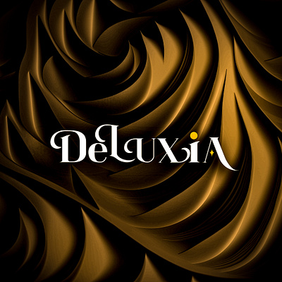 Deluxia Premium Chocolate Logo logo