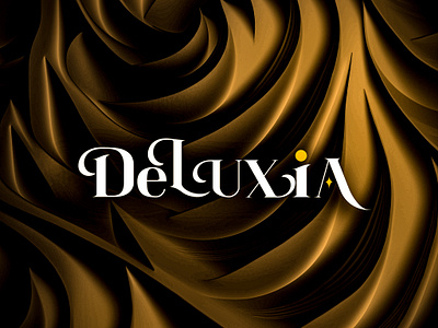 Deluxia Premium Chocolate Logo logo