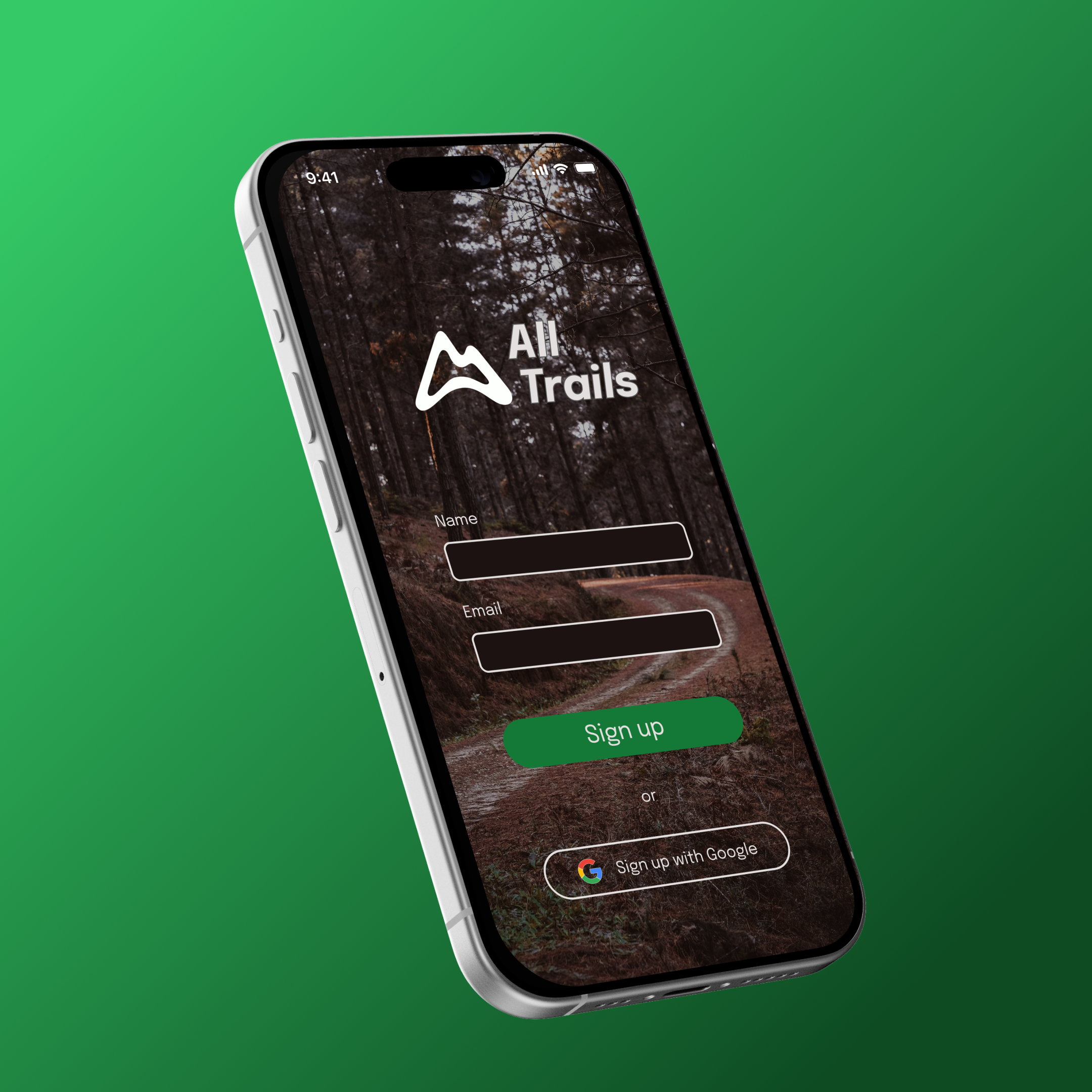 DailyUI 001 - Sign Up Page dailyui mobile ui