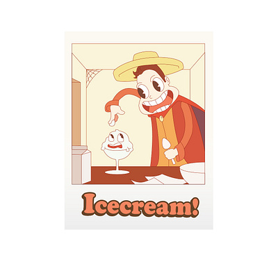 Icecream! adobe illustrator cartoon design digital art drawing graphic design illustration