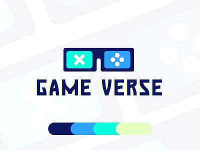 Game Verse - A Gaming and VR Brand branding design fun graphic design illustration logo socialmedia vector