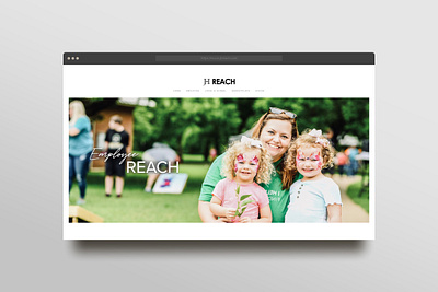 JH Reach Website Rebuild branding design digital media graphic design logo ui ux vector web design web designer website design