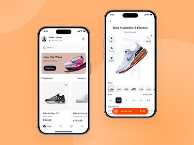 Online Shop Interface Design app app design application marketplace marketplace app marketplace design mobile mobile app mobile interface online shopping product design saas saas app saas design shopping shopping app user experience user flow user interface