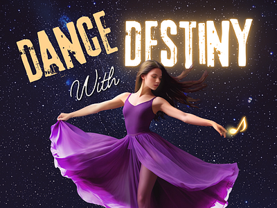 Dance With Destiny -- Poster Design bookcover graphic design illustrator photoshop poster design