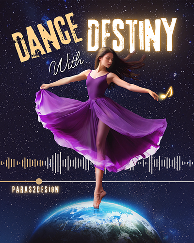 Dance With Destiny -- Poster Design bookcover graphic design illustrator photoshop poster design