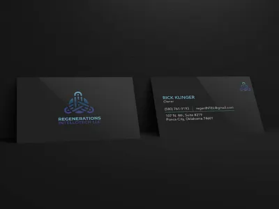 Regenerations Intellotech Business Cards advertising branding business card design drawing graphic design illustration illustrations layout design logo marketing product design vector