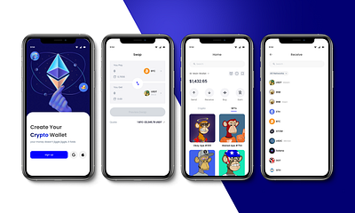 NFT App Design Ui app app design crypto mobile mobile app nft ui ui design