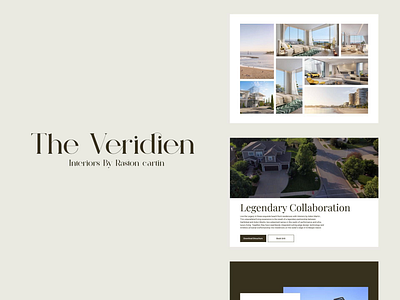 The Veridien Luxury Properties Designs design ui ux uxdesign