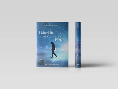 Living Life from a Heavenly Edge Cover Design advertising book cover design book jacket design branding design digital illustration drawing editorial design graphic design illustration illustrations layout design marketing merch merchandise title page design typography vector