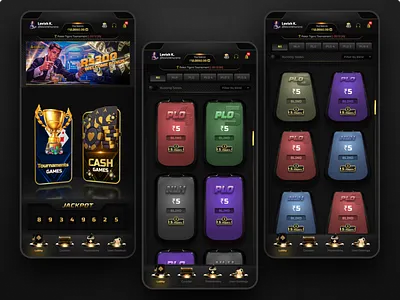 Hold'em Texas Interface Design | Figma casino ui design desktop figma game assets game design graphic design poker ui web3 ui