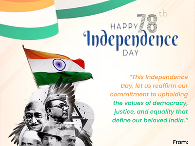 Happy 78th Independence Day ... 15 august 3d 78 booking branding design designing figma graphic design independence india landing page login logo order tricolor ui uiux ux