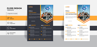 Creative Modern Digital Marketing Agency Flyer Template company poster