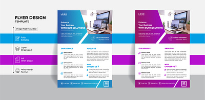 Digital Marketing Agency Flyer Template company poster