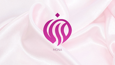 makhtutat name mona design graphic design logo