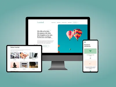 Humind - Non-Profit app branding design dev developer development ecommerce figma graphic design illustration logo mobile ngo psychology responsive shopify ui web website