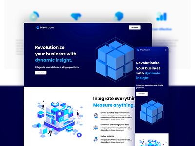 Maelstrom Landing Page desktop figma graphic design landing page uiux website