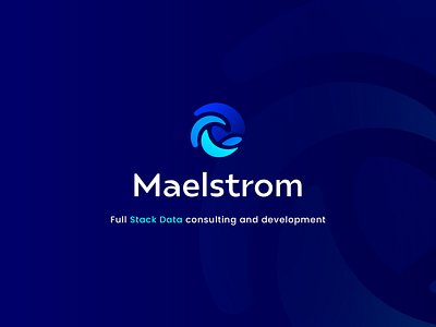 Maelstrom Logo branding design graphic design logo vector