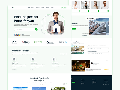 Real Estate Land Sale Landing Page Design design figma graphic design illustration landing page design real estate land sale ui uiux