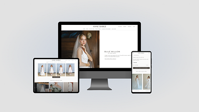 Anne Barge - Bridal Design House Store app branding bridal design dev development figma nextjs shopify store ui ux web wedding