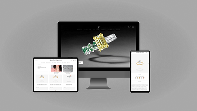 Josefina Baillères - Fine Jewelry Store app branding design dev development figma jewelry mobile program programming responsive shopify store web website