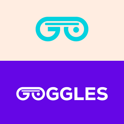 Goggles Wordmark Logo best best logo branding goggles wordmark logo letter logo logo design logo designer logos minimal modern wordmark