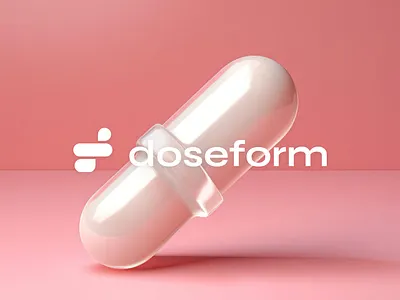 Doseform logo clinic form health logo pill website