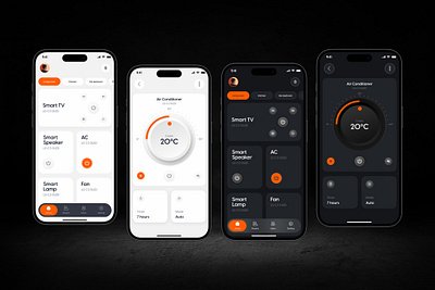 Smart Home App app controls design house controls smart home switch ui