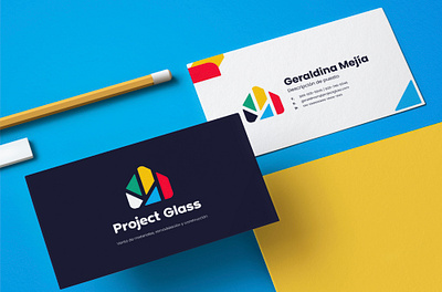 Project Glass Branding branding design graphic design logo real estate stationery