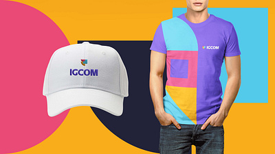 IGCOM Rebranding branding design graphic design logo rebranding stationery t shirt vector