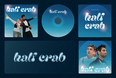 Half Crab Album Artwork branding graphic design