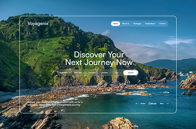 Travel Landing Page / Website adventure design modern website travel booking travel tour booking travel tour webdesign travel website vacation booking vacation webdesign web design and development website design website design and coding website developer