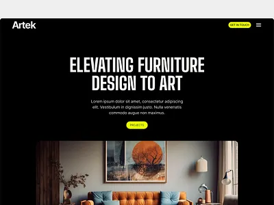 Artek Portfolio Webflow Template design graphic design template ui vector webdesign webflow